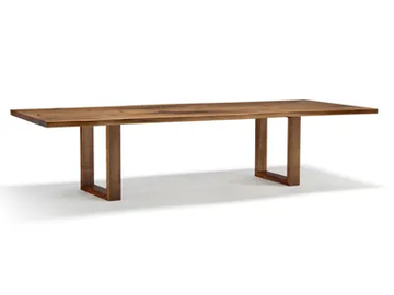 VERO - U - Rectangular solid wood table by Arte Brotto - view 2